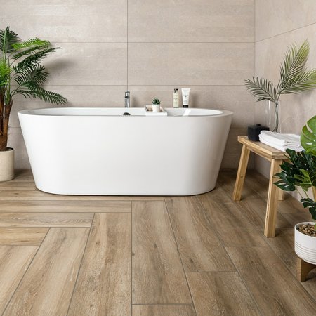 Verona Helsinki Light Birch Wood Effect Tiles 1200x230mm