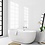 Johnson-Tiles Dune White Gloss Tile Rectified 300x600mm