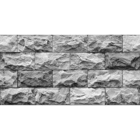 Stone Age Light Grey Split Face Wall Tile 300x600mm