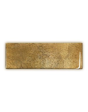 Luxury Tiles Royal Gold Glass Metro Tile 100x300mm