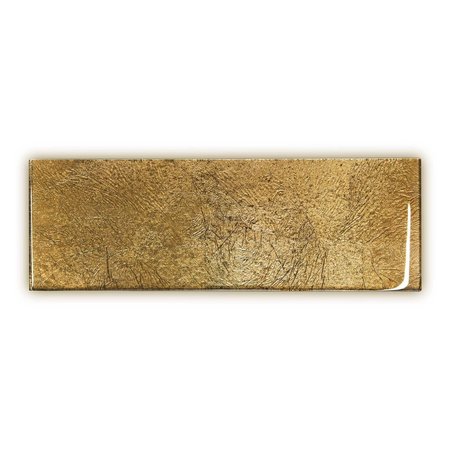 Luxury Tiles Royal Gold Glass Metro Tile 10x30cm