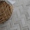 Grey Herringbone Marble Mosaic  Wall & Floor Tile 320x280mm