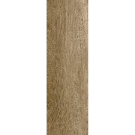 Bibury Wood Effect Matt Brown Tile 185x598mm