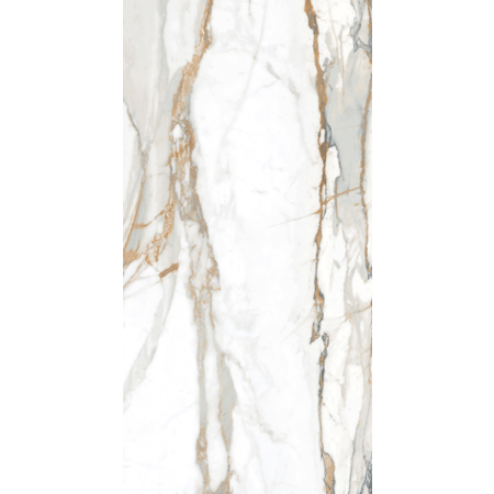 Aurum Gold Marble Effect Porcelain Floor Tile 1200x600 mm