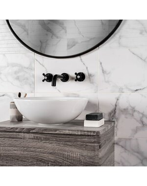 Luxury Tiles Giovanni Grey Marble Effect Wall Tile 40x25cm