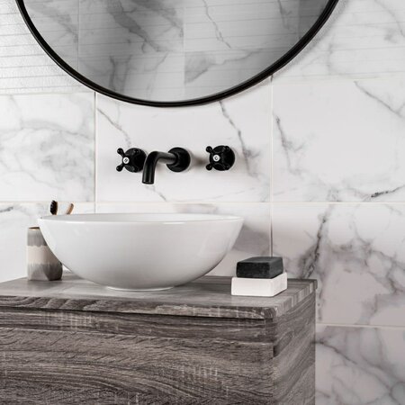 Luxury Tiles Giovanni Grey Marble Effect Wall Tile 40x25cm