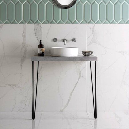 Luxury Tiles Carrara Marble Effect 120x60cm Tile