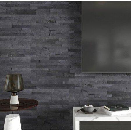 Luxury Tiles Split Face Grey Natural Slate Tiles 100x360mm