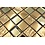 Verona Glass Mosaic Tiles Midland Gold 300x300mm