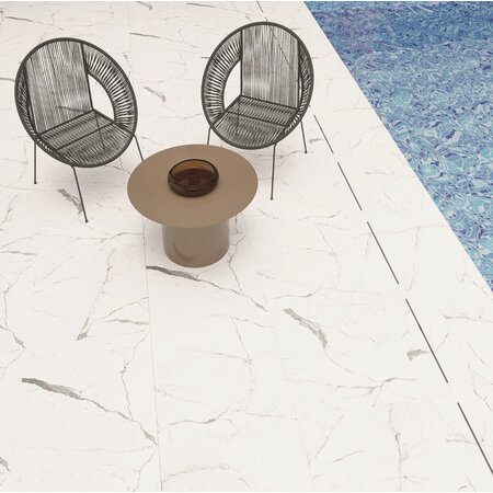 Luxury Tiles Calacatta Marble Effect 60x60cm Anti-slip outdoor slab