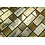 Luxury Tiles DIY SELF-ADHESIVE MOSAIC TILES Stick on- DaVinci- gold patterned