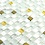 Maryot White Gold Natural Stone Mosaic Tile 300x300 mm