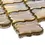 Luxury Tiles Arabesque Gold Mosaic Tile