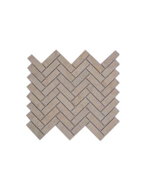 Luxury Tiles Ceramic Beige Herringbone Floor and Wall Mosaic Tile