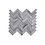 Ceramic Grey Herringbone Floor and Wall Mosaic Tile