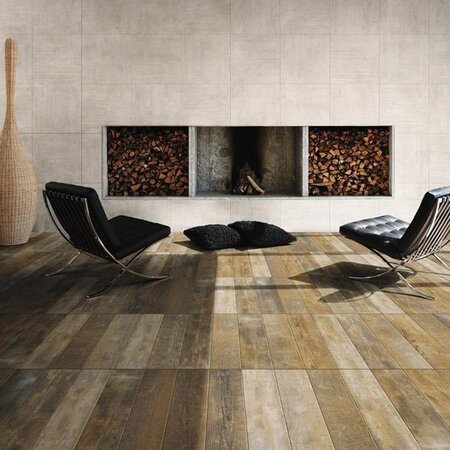 Vintage Wood  Effect Floor Tile 150x600 mm