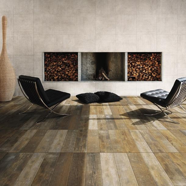 Vintage Wood Effect Floor Tile 150x600