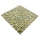 Gold Cairo Glass Mosaic Tile 30x30cm
