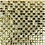 Gold Cairo Glass Mosaic Tile 30x30cm