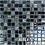 Black Metallic Glass Mosaic 315x315mm