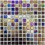 Diesel Glass Swimming Pool Mosaic Tile 316x316mm