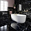 Luxury Tiles Nero Marquina High Polished 600x1200mm Marble Effect Tile