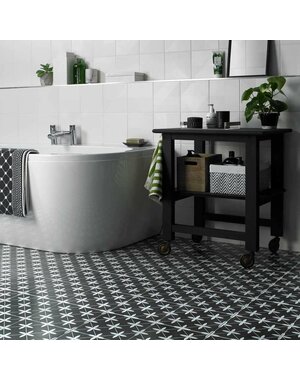 Luxury Tiles Dove Black Pattern Tiles