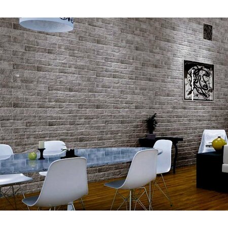 Luxury Tiles Arizona Grey Brick Wall and Floor Tile 75x280mm