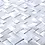 Luxury Tiles Mosaic and  Aluminium Silver Star 3D Tile 27cmx27cm