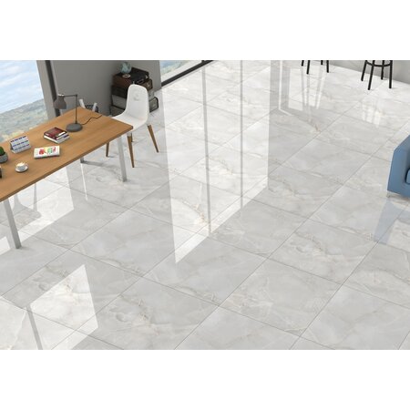 Minoli’s Marvel Collection Argento Grey Wall and Floor Tile 60x60 cm