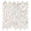 Luxury Tiles Oyster White Pearl Herringbone Polished Mosaic Tile
