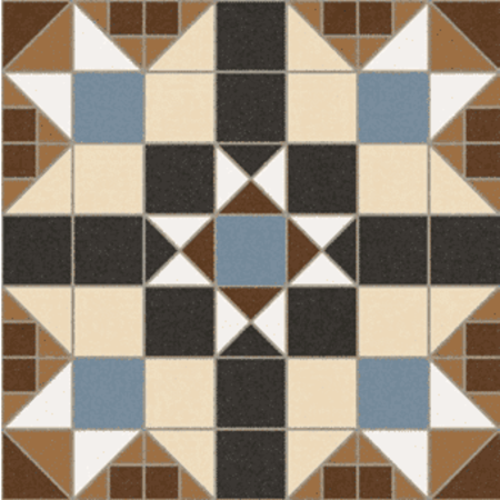 Luxury Tiles Dorset Marron 310x310mm Floor Tile