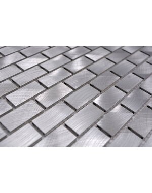  Aluminium Silver Ore Mosaic Wall Tile
