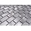 Aluminium Silver Ore Mosaic Wall Tile 306x324 mm