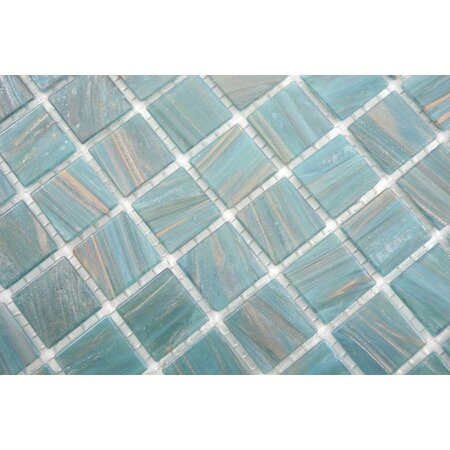 Luxury Tiles Maldives Turquoise Mosaic Tile 305x305mm