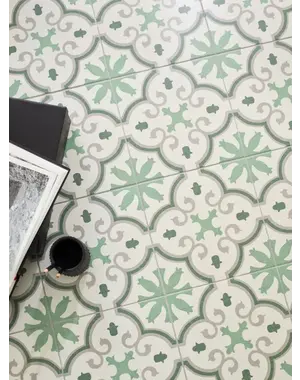 Luxury Tiles Wiltshire Green Pattern Floor and Wall Tile