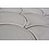 Ash Grey Gloss Scallop Mosaic - 256x273mm