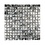 Square Black Mother of Pearl Mosaic 30.5x30.5 cm