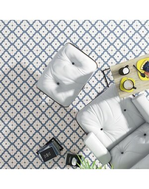 Luxury Tiles Kingsly Blu Pattern Porcelain Tile