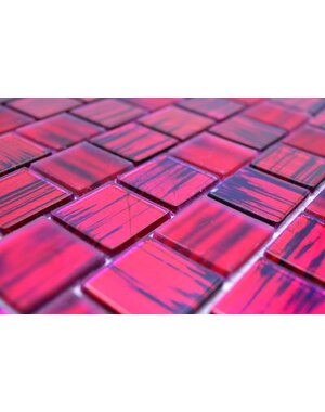 Luxury Tiles Nemesis Pink Gloss Mosaic Tile