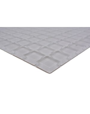 Luxury Tiles Sweden White Glass Mosaic Tile - 8 mm