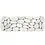 River Pebbles Border Chenoa White 10x30cm