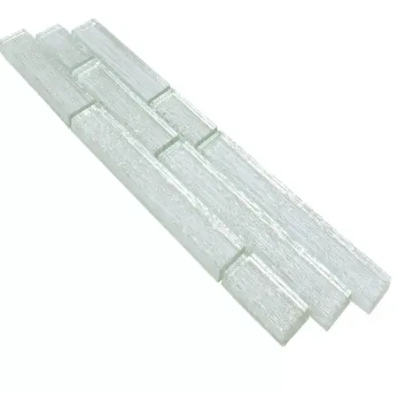 Glass Mosaic Border Canton Silver