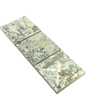 Porcelain Stoneware Tiles Border Pelican Light Colored 95x95mm