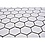 Mosaic tile Hexagon Uni HX AT21