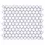 Mosaic tile Hexagon Uni HX AT21