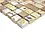 Mosaic tile square XAM 57