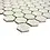 Mosaic tile Hexagon Uni CU HX208S