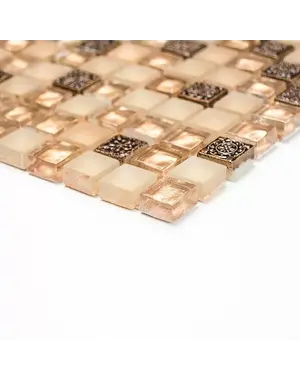  Mosaic tile Square Crystal Mix XCM M960