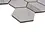 Mosaic tile hexagon CIM HX5 CT